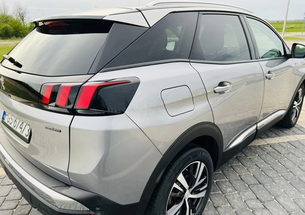 Peugeot 3008 cena 78900 przebieg: 46500, rok produkcji 2018 z Piaski małe 562